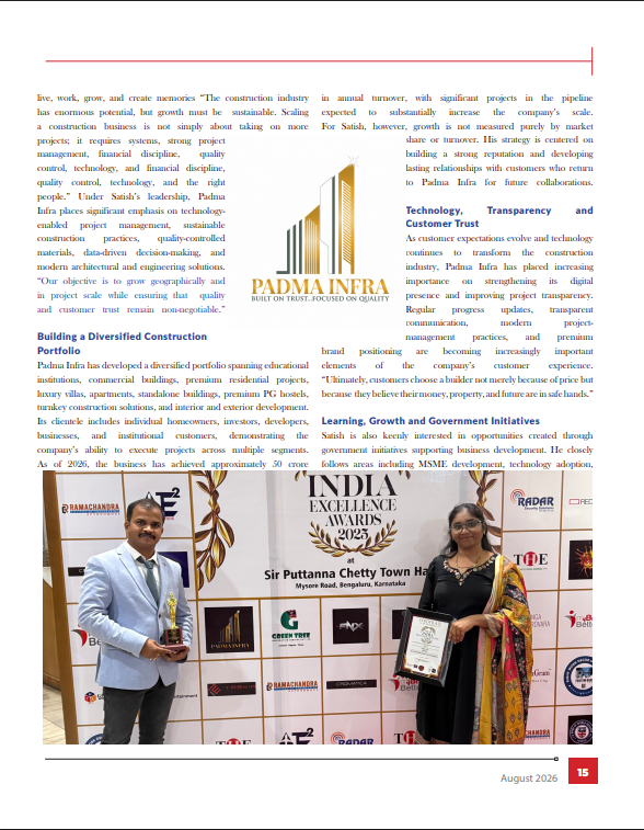 Business Outreach Editorial Feature Spread